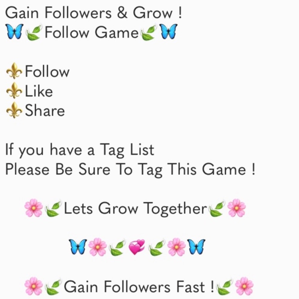 Gain Followers Grow Your Business Follow Me Follow Game PLEASE SHARE ๐๐ธ๐๐ธ๐ - Picture 7 of 10